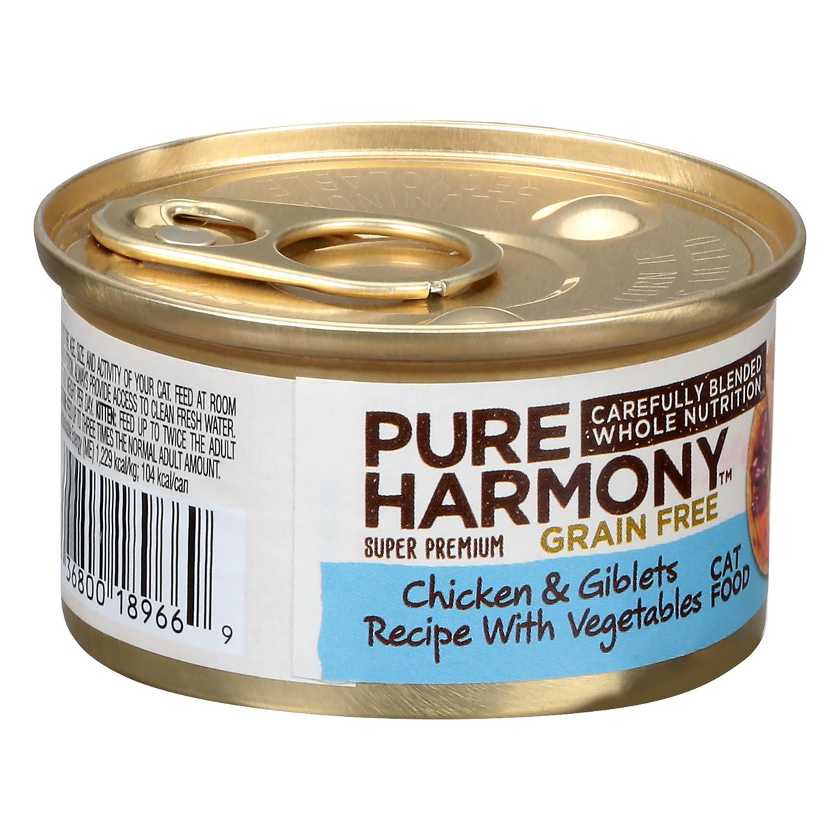 Pure Harmony Super Premium Grain Free Pate Cat Food Chicken Giblets