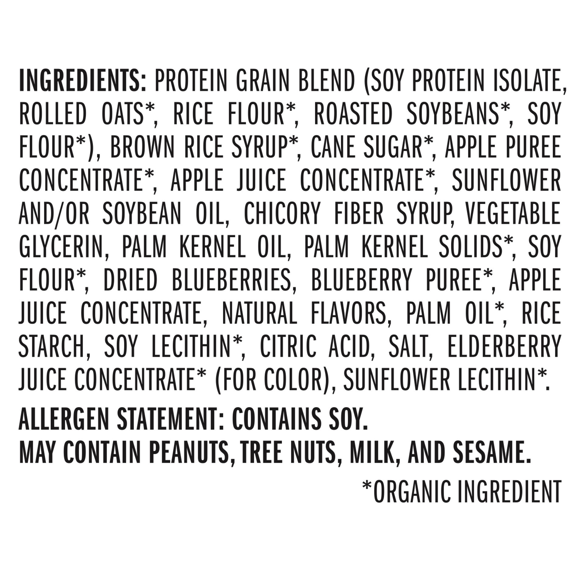 slide 3 of 7, LUNA Bar - Blueberry Bliss Flavor - Snack Bars - Non-GMO - Gluten-Free Protein Bars - Made with Organic Oats (1 Count), 1.69 oz