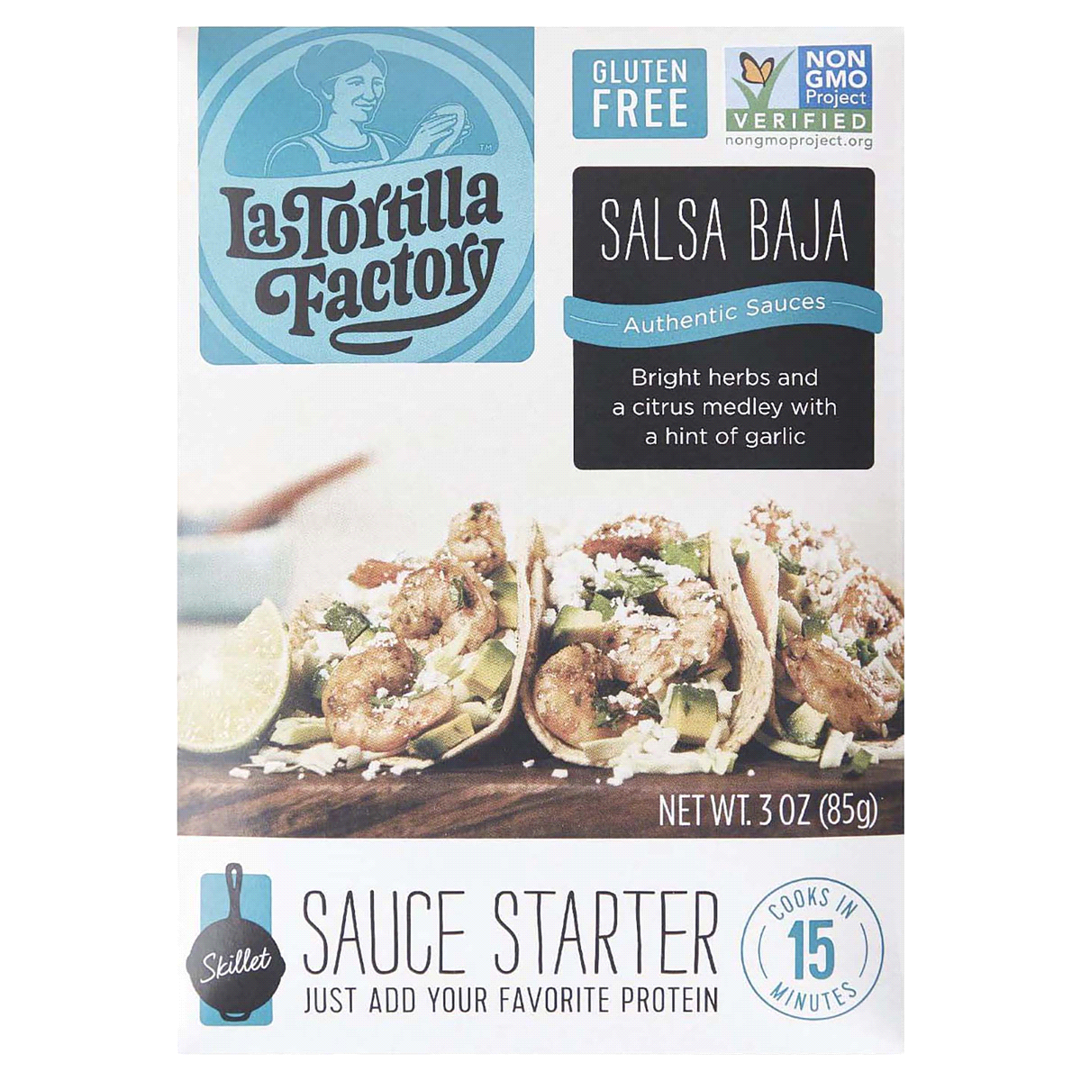 slide 1 of 1, La Tortilla Factory Cocina Fresca Salsa Baja Skillet Sauce Starter, 3 oz