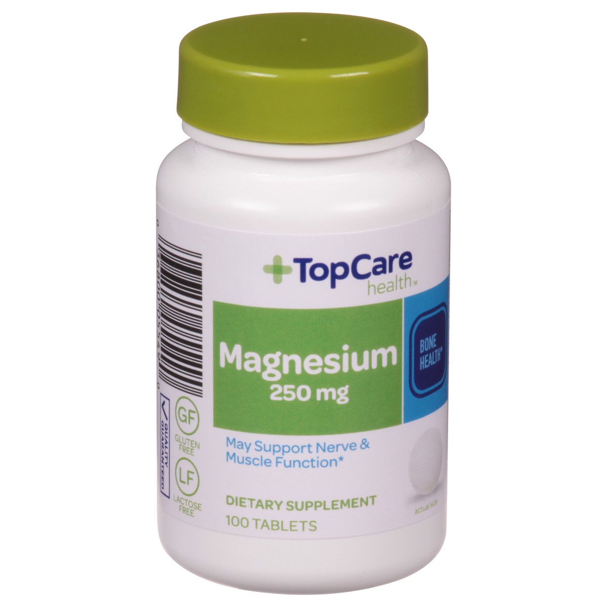 slide 10 of 10, TopCare Natural Magnesium, 100 ct