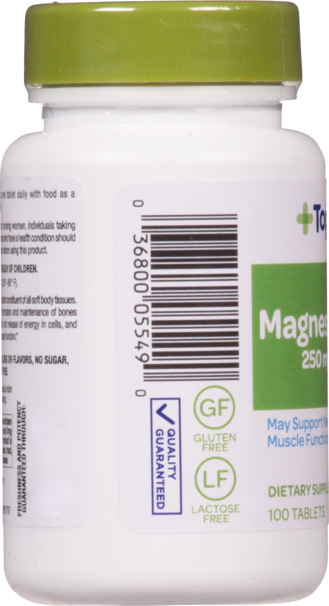 slide 5 of 10, TopCare Natural Magnesium, 100 ct