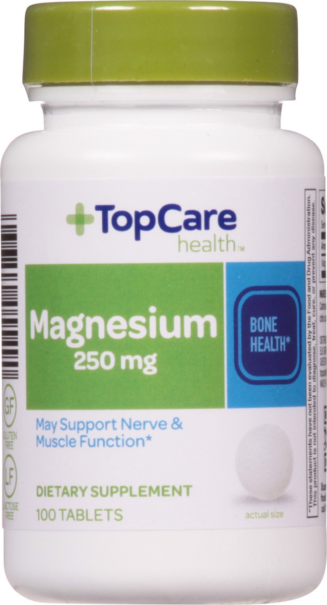 slide 7 of 10, TopCare Natural Magnesium, 100 ct