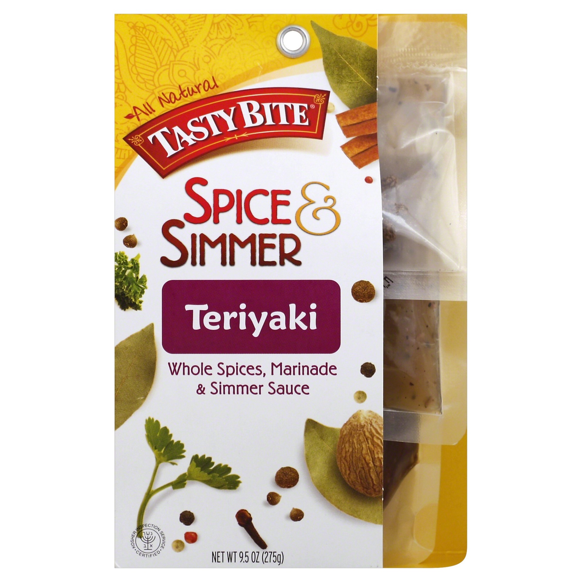 slide 1 of 3, Tasty Bite Spice & Simmer Teriyaki Sauce, 9.5 oz