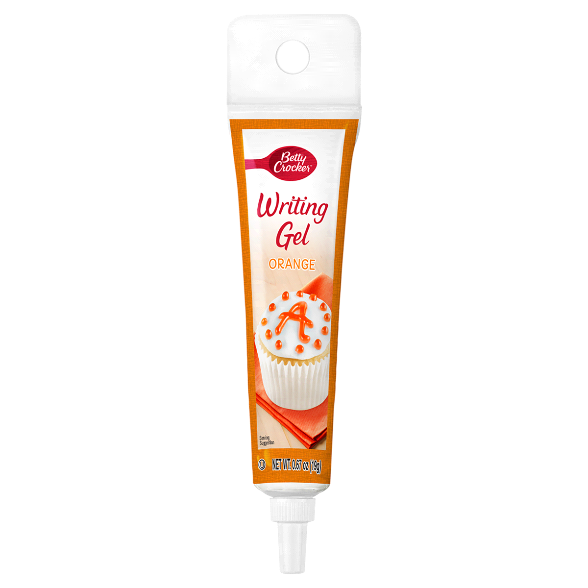 slide 1 of 2, Betty Crocker Orange Writing Gel 0.67 oz, 0.67 oz