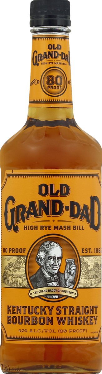 slide 2 of 2, Old Grand-Dad Old Grand Dad Kentucky Straight Bourbon Whiskey 750 ml, 750 ml