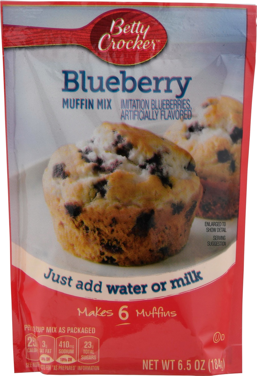slide 10 of 11, Betty Crocker Blueberry Muffin Mix 6.5 oz, 6.5 oz