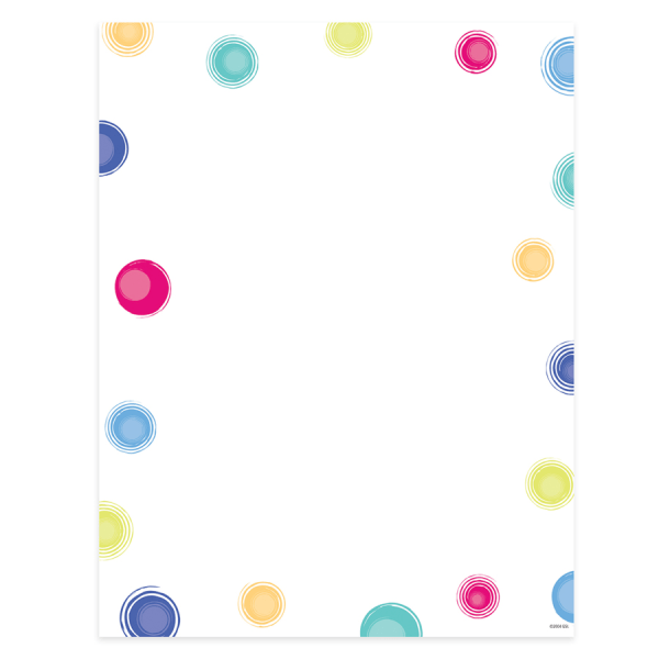 slide 1 of 1, Gartner Studios Design Paper, Multi,Dot, 100 ct