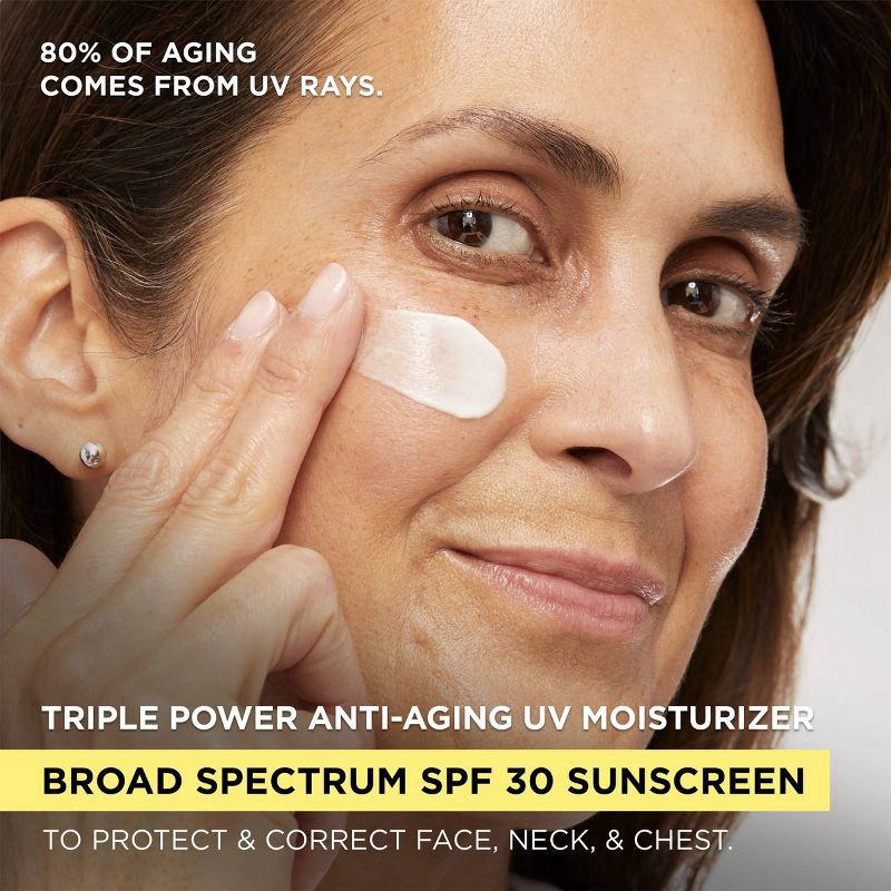 slide 8 of 8, Revitalift Triple Power Anti-Aging Broad Spectrum SPF 30 Sunscreen UV Moisturizer 1.7 oz, 1.7 oz