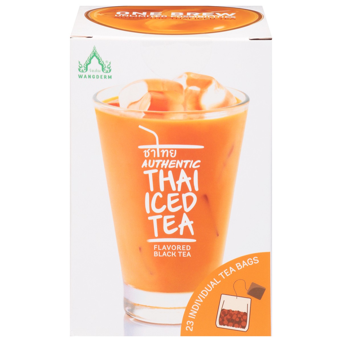 slide 10 of 13, Wangderm Brand Thai Iced Flavored Black Tea 23 ea, 23 ct