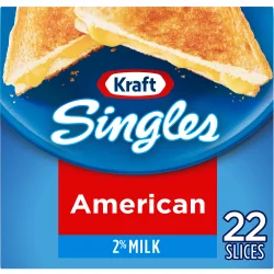 Kraft Singles American Cheese Slices 2% Milk Pack