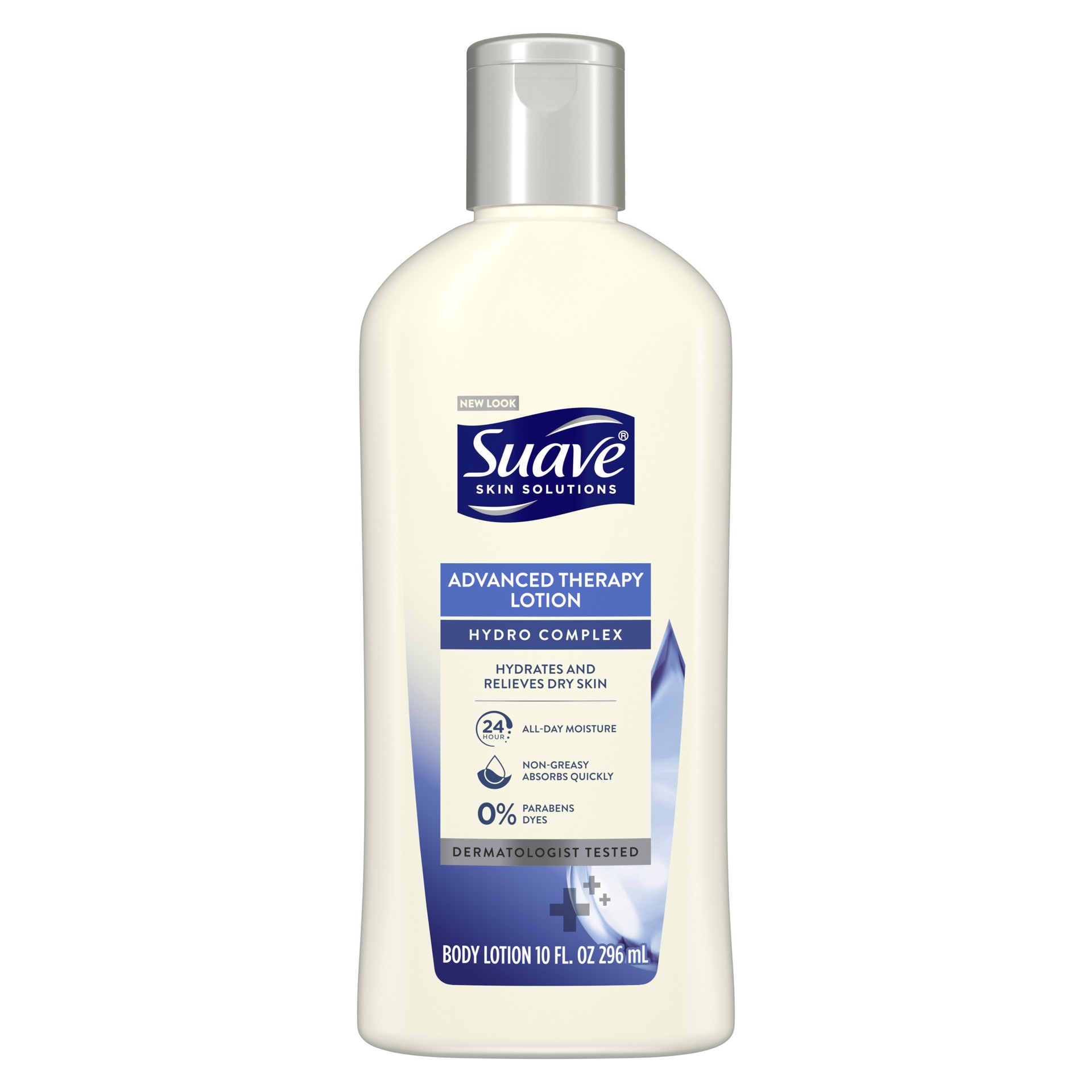 slide 1 of 6, Suave Skin Solutions Body Lotion Advanced Therapy, 10 oz