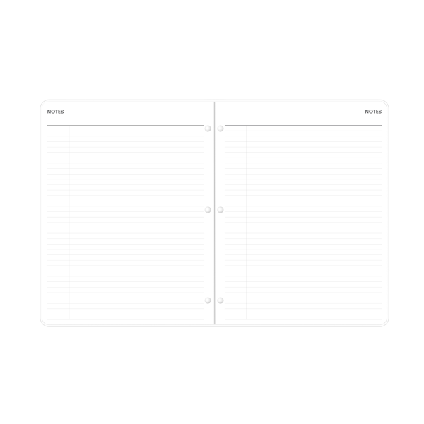 slide 4 of 6, 2025 Blue Sky Monthly Planning Calendar, 8-1/2"" X 11"", Ellery Clear, January To December, 148928, 1 ct