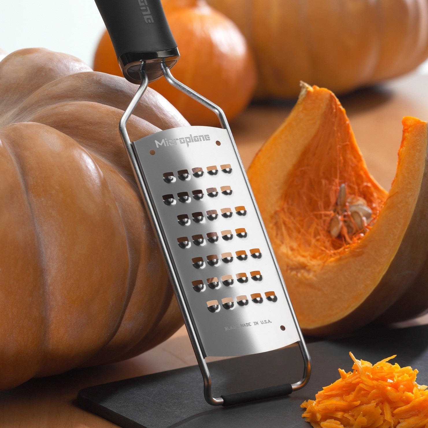 slide 1 of 5, Microplane Stainless Steel Paddle Grater, 1 ct