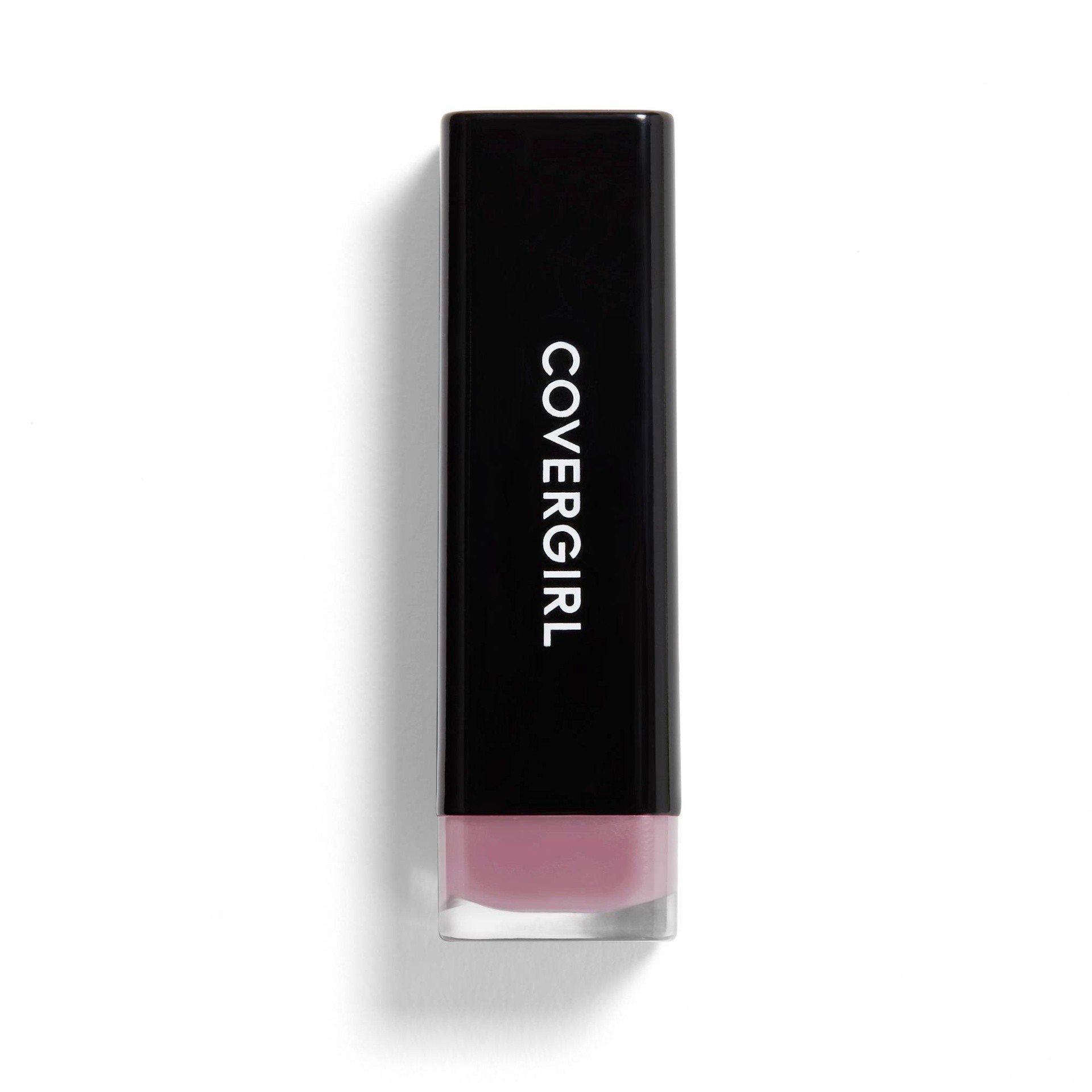 slide 1 of 3, Covergirl Exhibitionist Lipstick - Cream, Romance Mauve, Lipstick Tube OZ (3.5 g), 12 oz