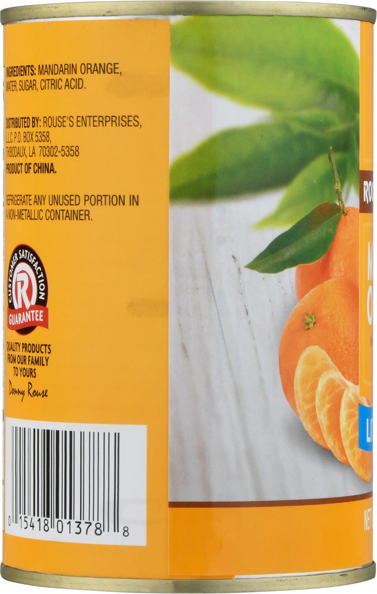 slide 9 of 13, Rouses Markets Lite Syrup Mandarin Oranges Mandarin Oranges 15 oz, 15 oz
