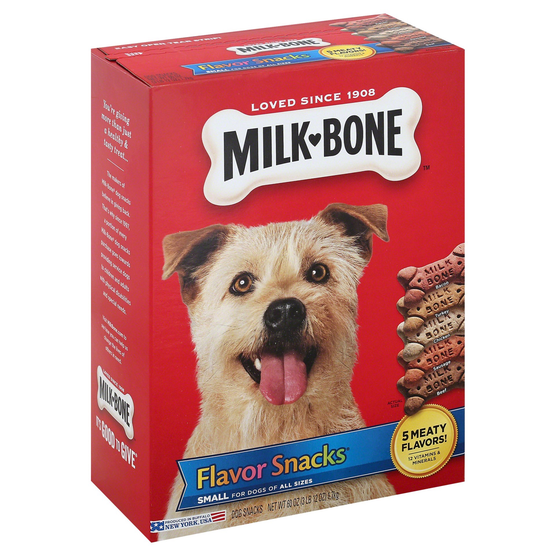 slide 1 of 6, Milk-Bone Biscuits Flavor Snacks, 60 oz