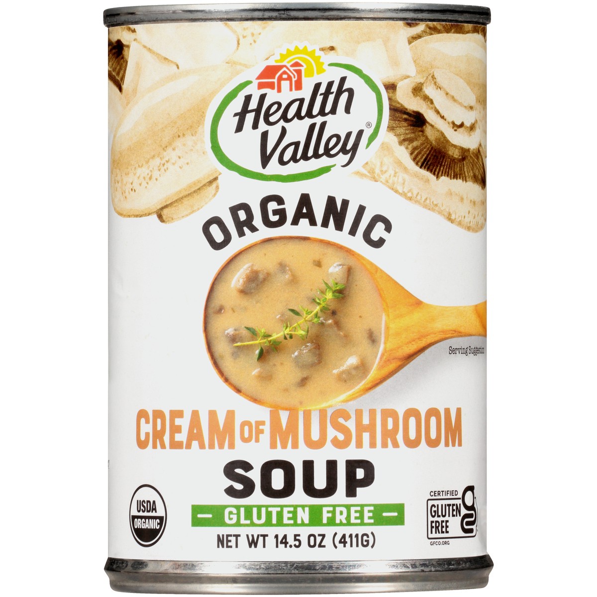 slide 7 of 9, Health Valley Cream Of Mushrm Soup, 14.5 oz