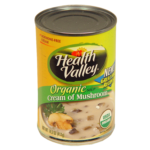 slide 1 of 3, Health Valley Organic Cream Of Mushroom Soup, 14.5 oz