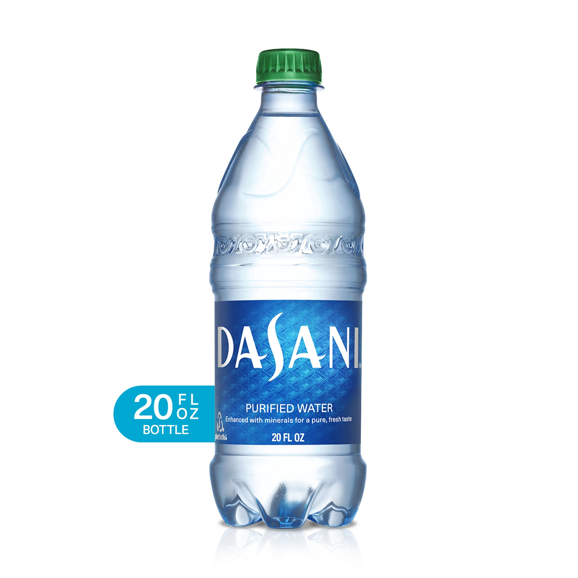 slide 1 of 2, Dasani Purified Water Bottle, 20 fl oz