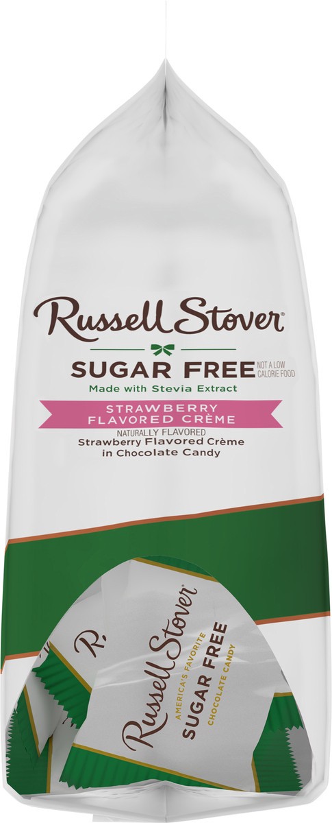 slide 11 of 13, RUSSELL STOVER Sugar Free Strawberry Flavored Crème Candy, 5 oz. bag, 10 ct