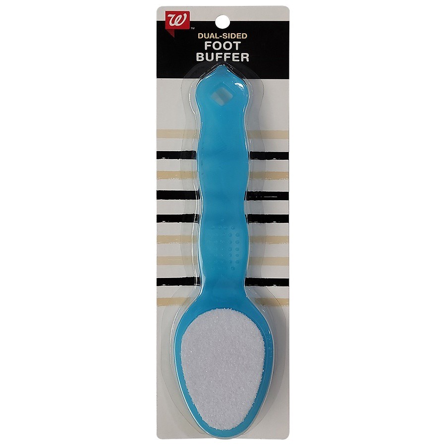 slide 1 of 1, Walgreens Beauty Dual-Sided Foot Buffer Paddle, 1 ct