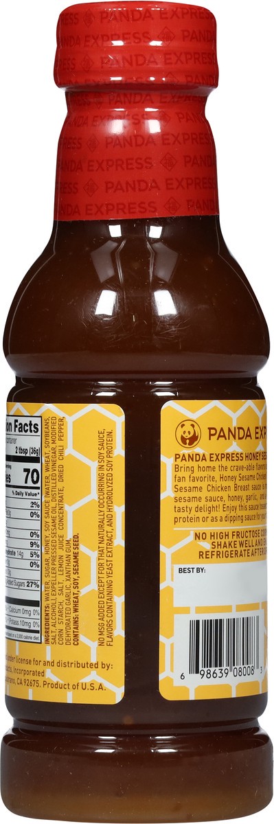 slide 7 of 9, Panda Express Sauce Honey Sesame, 20.75 oz