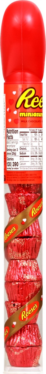 slide 3 of 8, Reese's Milk Chocolate & Peanut Butter Miniature Cups 2.79 oz, 2.79 oz