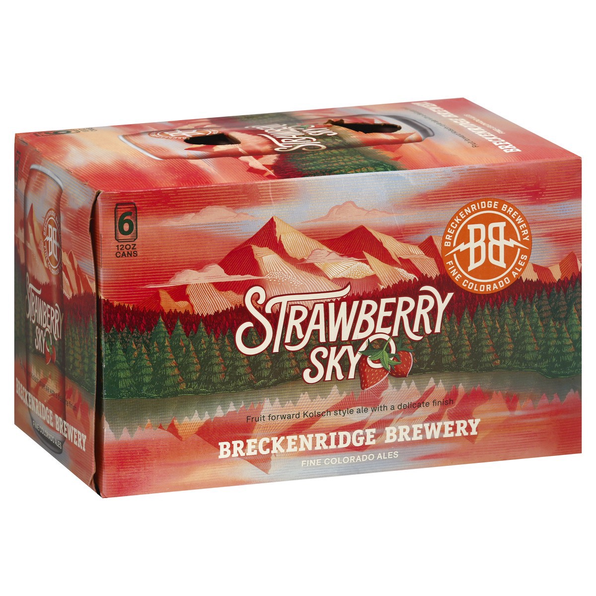 slide 5 of 10, Breckenridge Brewery Breckenridge Strawberry Sky Kolsch Beer - 6pk/12 fl oz Cans, 6 ct; 12 fl oz