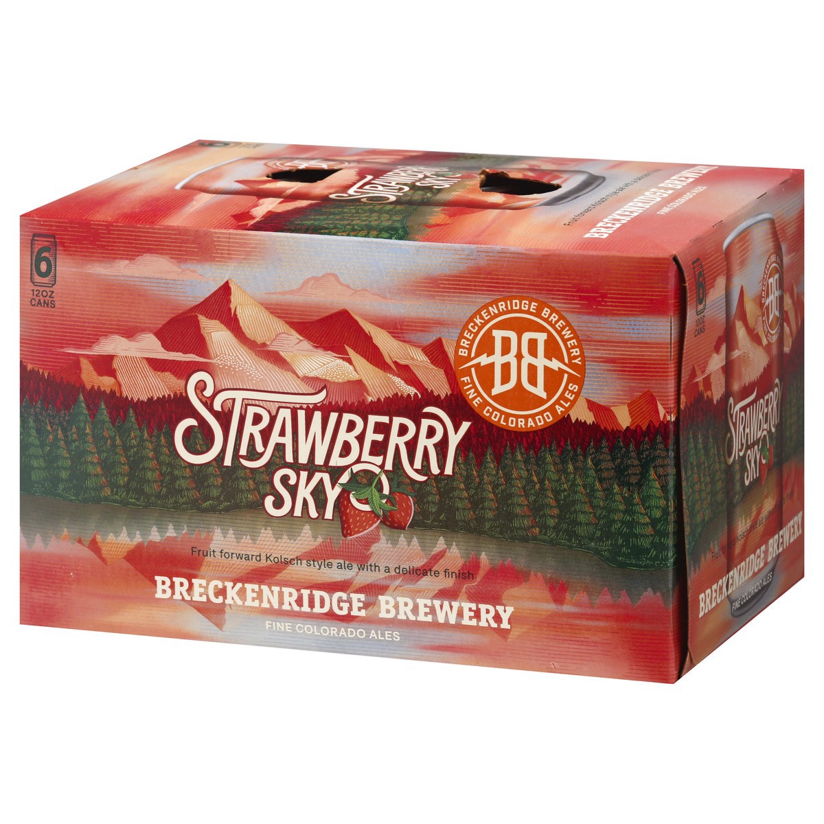 slide 10 of 10, Breckenridge Brewery Breckenridge Strawberry Sky Kolsch Beer - 6pk/12 fl oz Cans, 6 ct; 12 fl oz