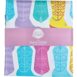 Destination Holiday Cowboy Boot Peva Table Cover