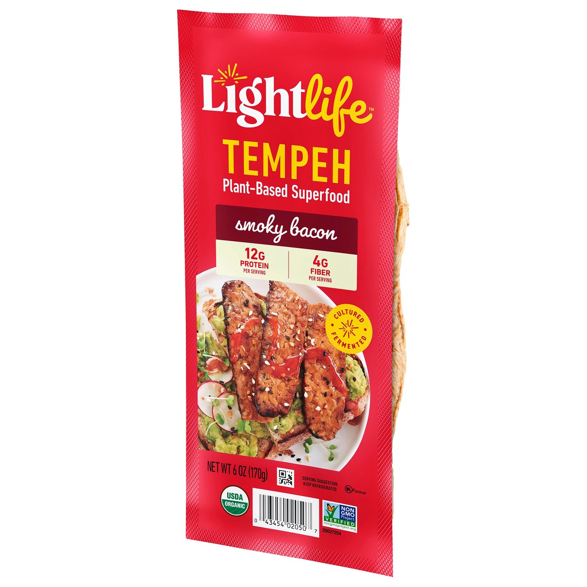 slide 2 of 5, Lightlife Tempeh, 6 oz