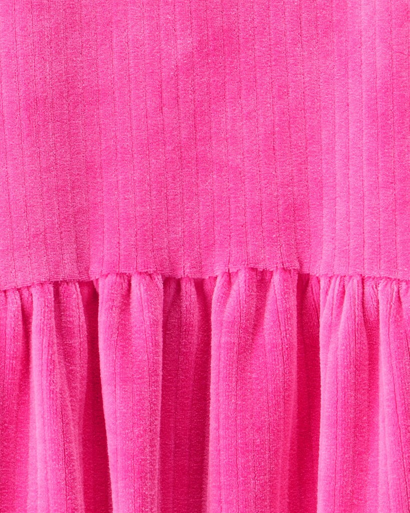 slide 3 of 6, Carter's Toddler Girl Heart Velour Dress Set - Pink Fuchsia 3T, 1 ct