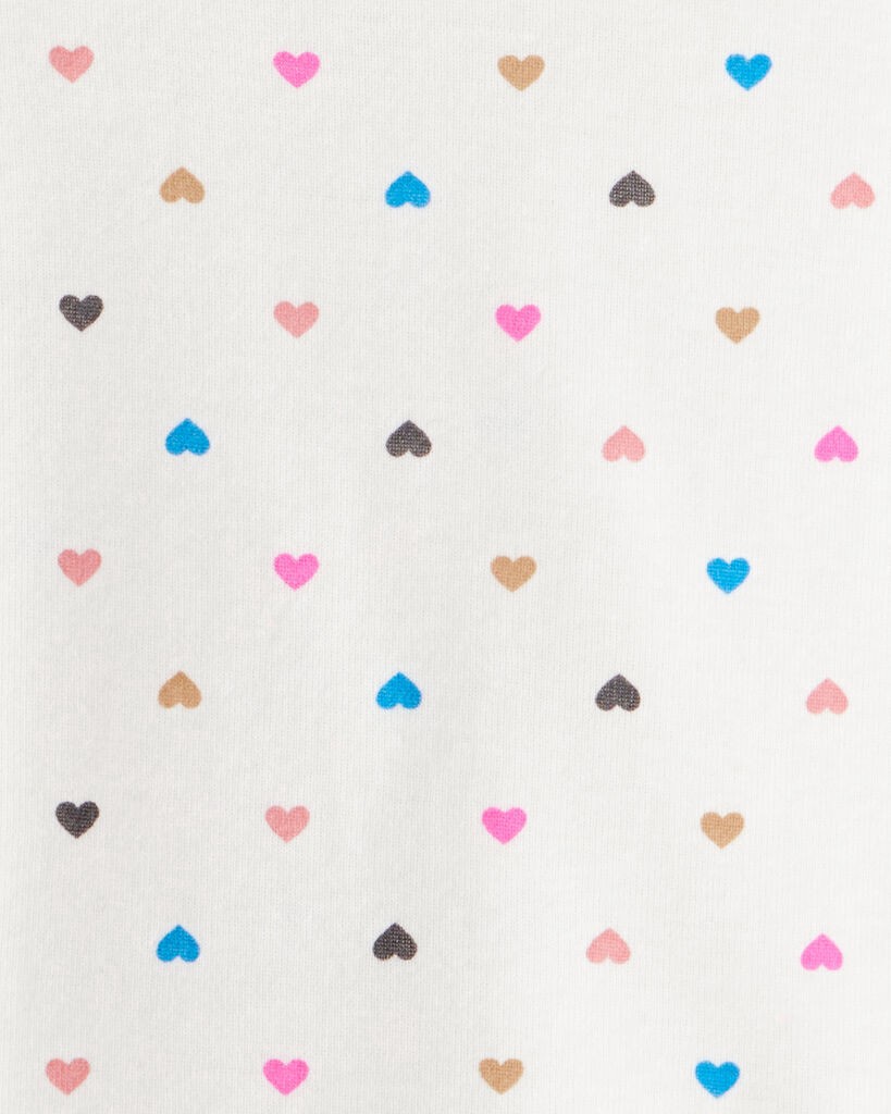 slide 6 of 6, Carter's Toddler Girl Heart Velour Dress Set - Pink Fuchsia 3T, 1 ct