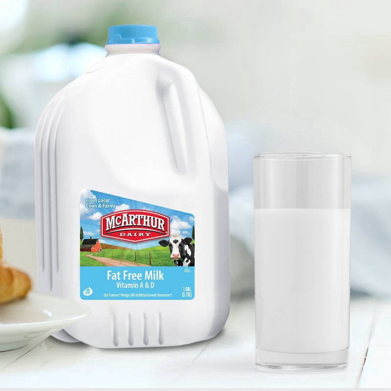 slide 1 of 2, McArthur Dairy Fat Free Milk 1 gal, 1 gal