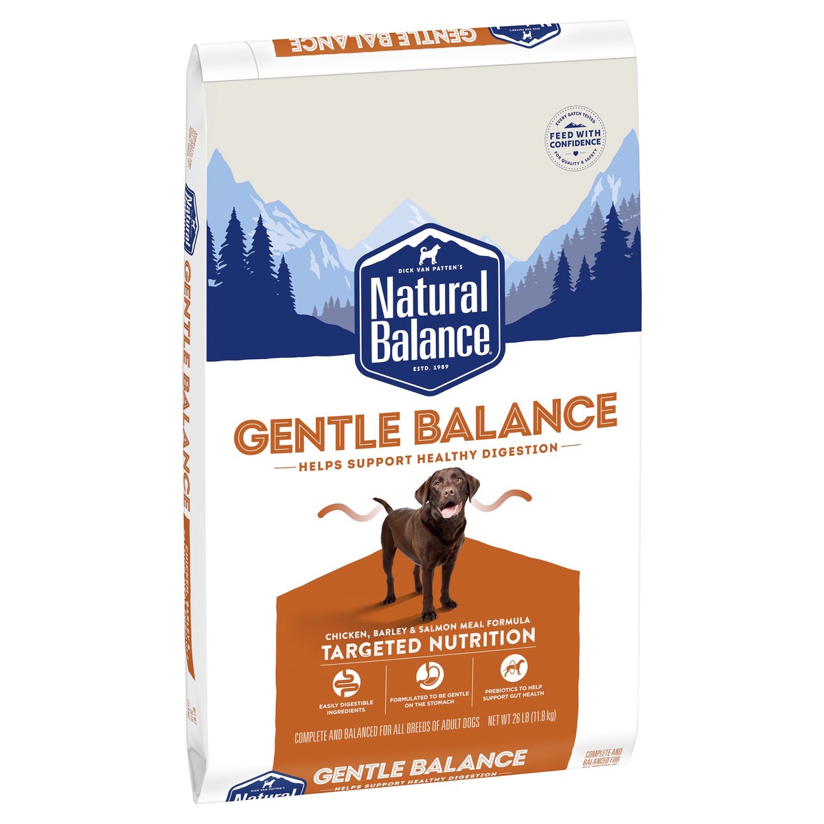 slide 7 of 10, Natural Balance Gentle Balance Chicken, Barley & Salmon Meal Formula Dog Food 26 lb, 26 lb