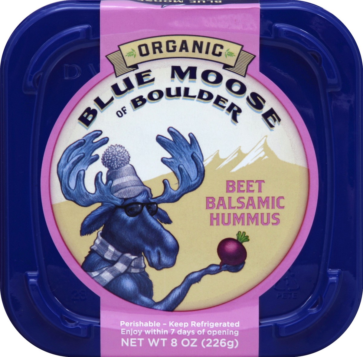 slide 4 of 4, Blue Moose of Boulder Hummus 8 oz, 8 oz