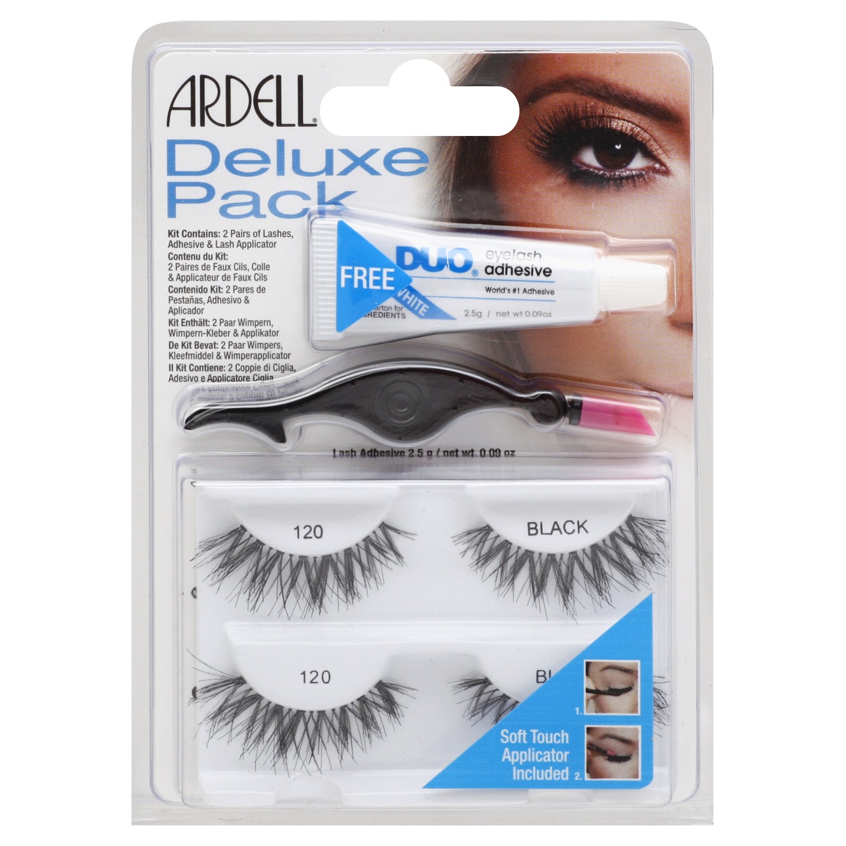 slide 1 of 2, Ardell Deluxe Pack Eye Lashes, 2 ct