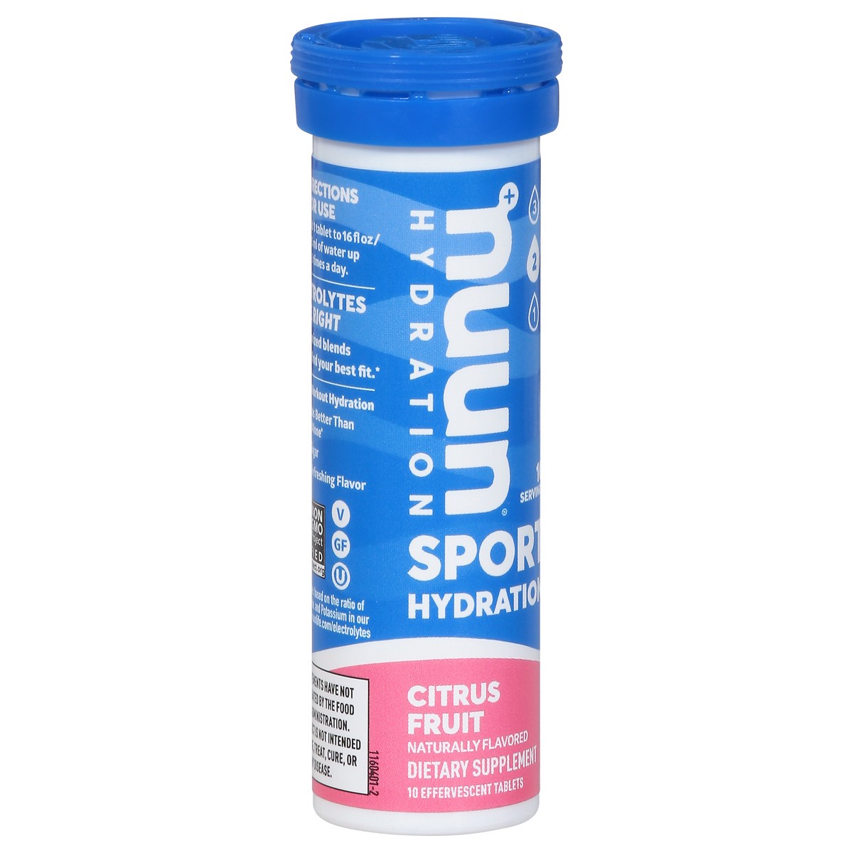 slide 5 of 9, Nuun Tablets Citrus Fruit Sport Hydration 10 Tablets, 10 ct