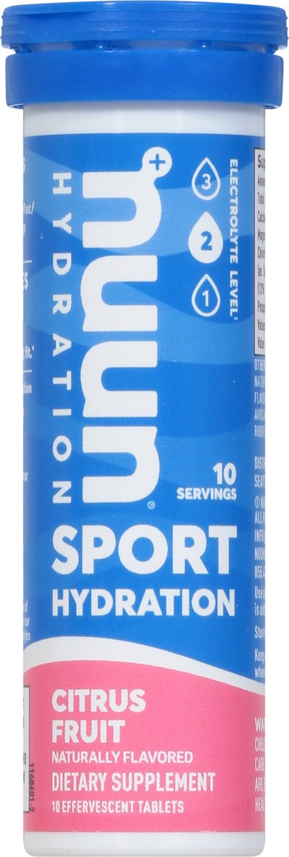 slide 4 of 9, Nuun Tablets Citrus Fruit Sport Hydration 10 Tablets, 10 ct