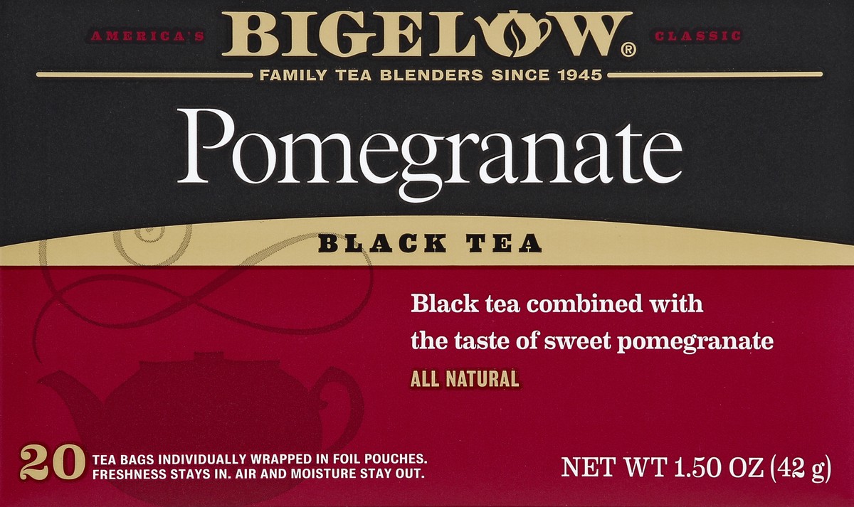 slide 4 of 4, Bigelow Bigelw Tea Black Pomegrante, 20 ct