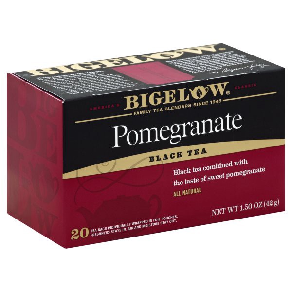 slide 1 of 4, Bigelow Bigelw Tea Black Pomegrante, 20 ct
