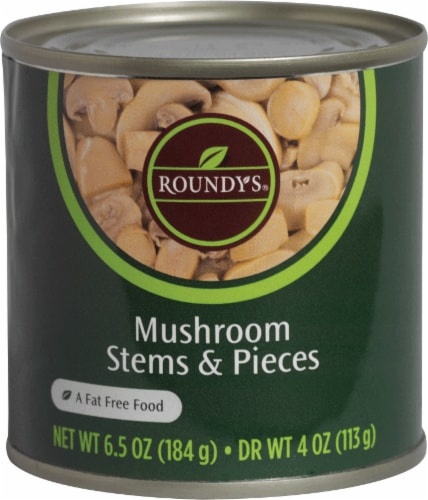 slide 1 of 1, Roundy's Roundys Mushroom Stems Pieces, 6.5 oz