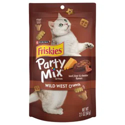 Purina Friskies Cat Treats, Party Mix Wild West Crunch