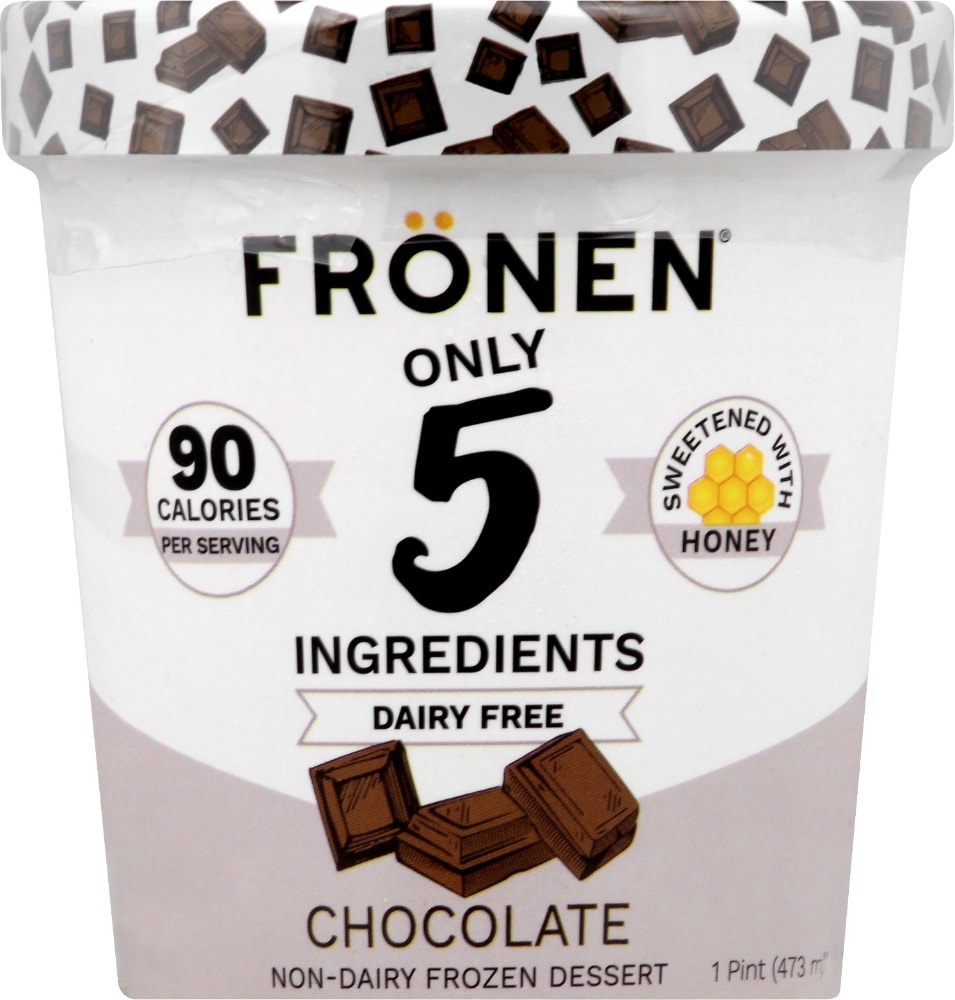 slide 1 of 1, Frönen Chocolate Nondairy Frozen Dessert, 16 oz