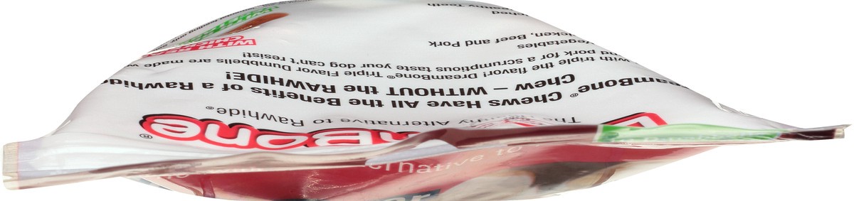 slide 6 of 9, DreamBone with Chicken & Vegetables Triple Flavor Dumbbells Dog Chews with Chicken & Vegetables 10 ea, 10 ct