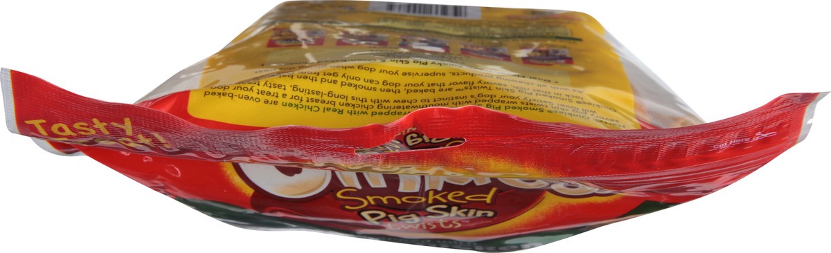 slide 9 of 14, Oinkies Twists Pig Skin Smoked Chews for Dogs 16 ea, 16 ct