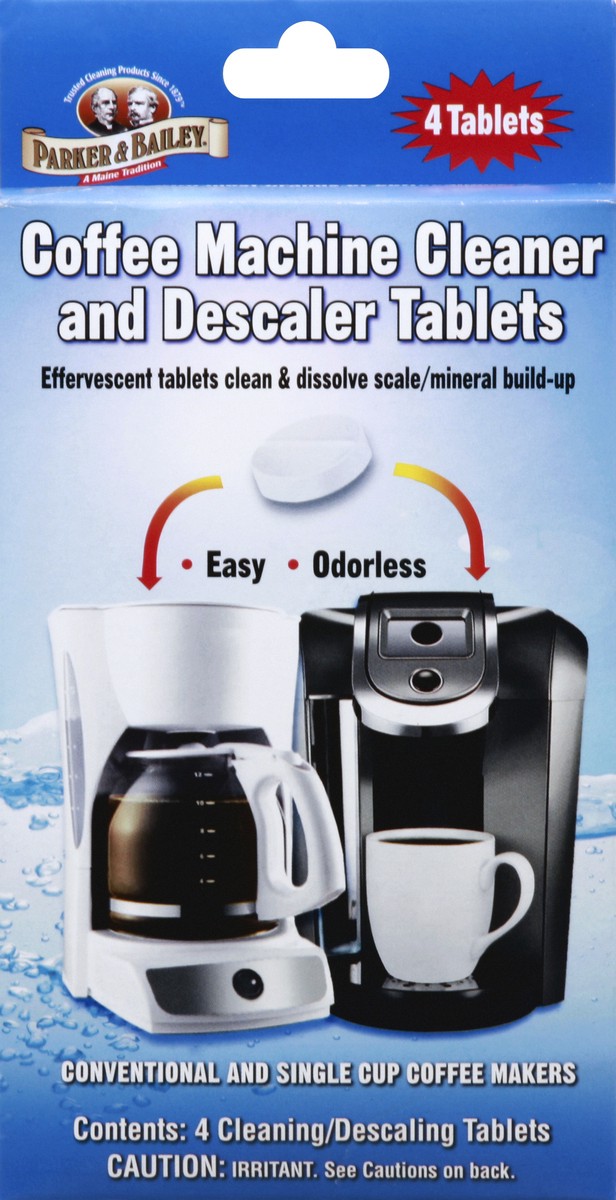 slide 3 of 4, Parker & Bailey Coffee Cleaner And Descailing Tablets, 4 ct