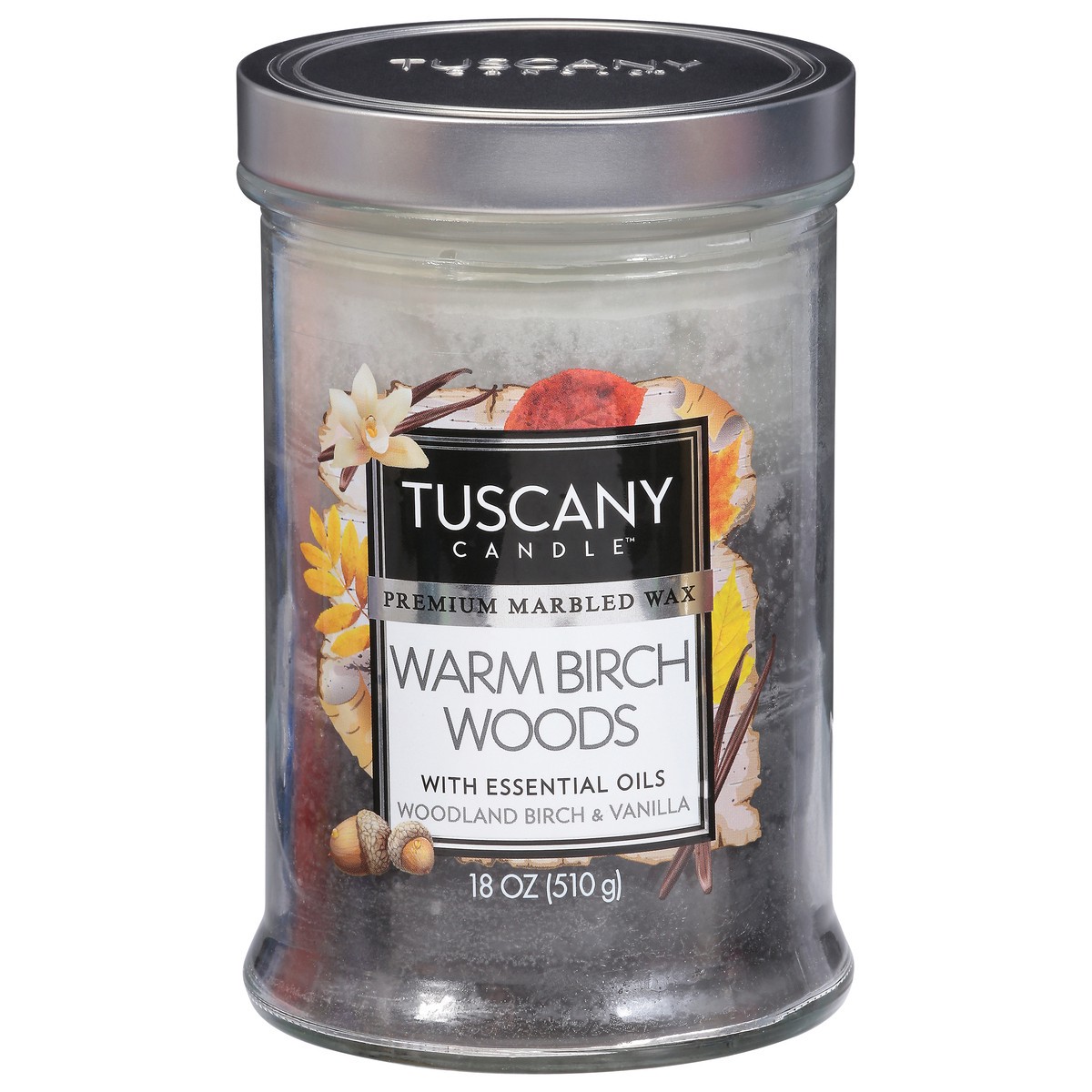 slide 1 of 9, Tuscany Candle, Vanilla Birch, 18 oz