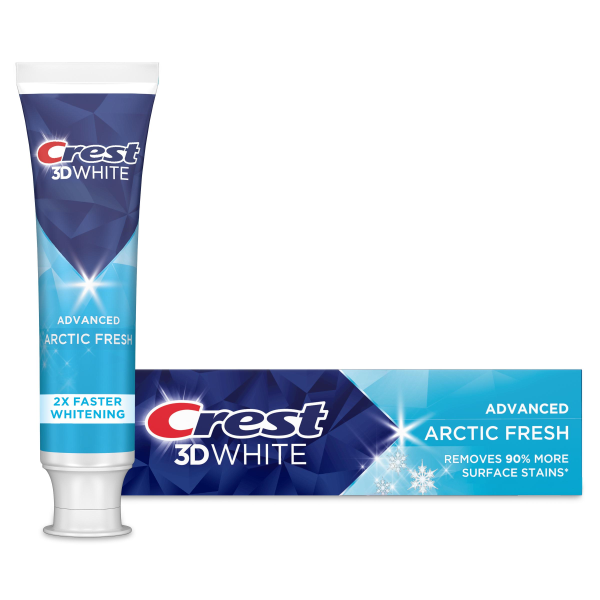 slide 1 of 29, Crest 3DWhite Advanced Teeth Whitening Toothpaste, Arctic Fresh, 4.9 oz, 4.9 oz