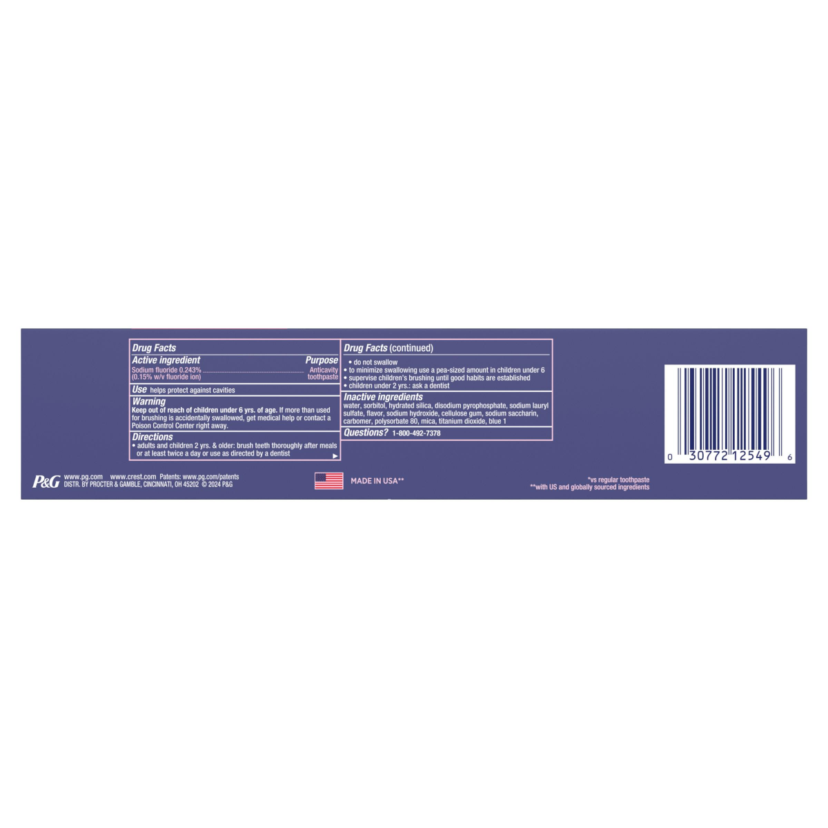 slide 25 of 29, Crest 3DWhite Advanced Teeth Whitening Toothpaste, Arctic Fresh, 4.9 oz, 4.9 oz